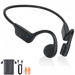 Bone Conduction Headphones, Wireless Bluetooth 5.3 Swimming IPX8 Professional Waterproof Headset, Su