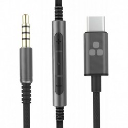 Thore USB-C Headphone Aux Cable with Inline Remote (Type-C to 3.5mm) Wired Audio Cord with Mic/Volum