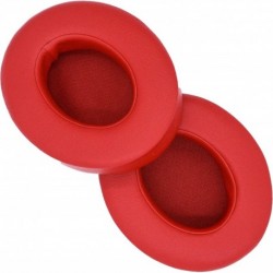 Premium Ear Pads Compatible with Beats Studio 3 Wireless Red Headphones (Studio 3 Red). Protein Leat