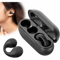 Wireless Ear Clip Skeleton Conduction Headphones, 2024 Upgrade Open Ear Headphones Wireless Bluetoot