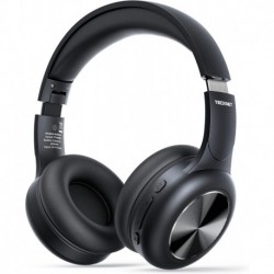 Bluetooth Headphones Over Ear,Wireless Headphones with Built-in Microphones, 65H Playtime Hi-Fi Ster