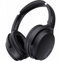 Active Noise Cancelling JZ02 Headphones, Wireless Bluetooth Over-Ear Headphones, 60H Playtime, Built