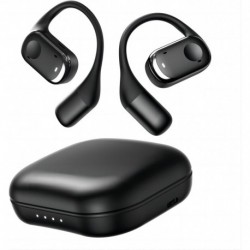 Wireless Earbuds Open Ear, Bluetooth 5.3 Headphones with 4 Mic for HD Call, Quality Sound and Powerf