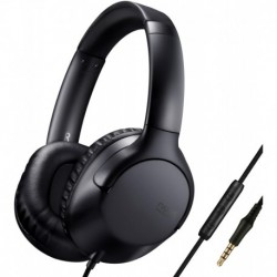 A319 Over Ear Wired Headphones with Volume Control, Microphone, Adjustable Headband and 3.5mm Audioj