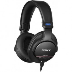 MDR-M1ST Black High-Resolution Monitor Headphones, Wired, 40mm Dynamic Driver, Over-Ear, Frequency R