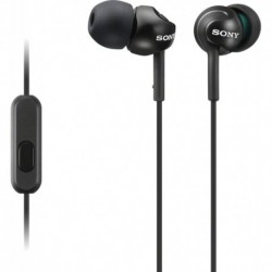 MDR-EX110AP-B Ex Monitor in-Ear Headphones with Microphone (Black)