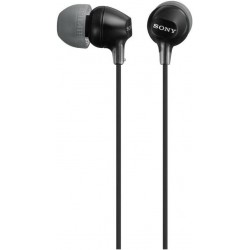 MDREX15LP Fashion Color EX Series Earbuds (Black)