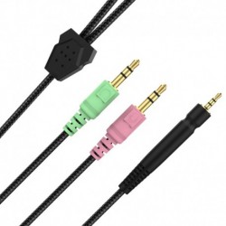 GSP 600 Replacement Cable Compatible with Sennheiser Game ONE, Game Zero, PC 373D, GSP 670, GSP 600,