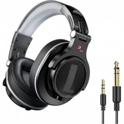 Prosonic DJ2G Over Ear Headphone, Wired Bass Headset with 40mm Driver, Foldable Lightweight Headphon