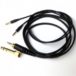 Replacement Cable for SENNHEISER HD477 HD497 HD212 pro EH250 EH350 Headphones Black 1.2m/4ft