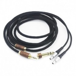 6N OCC Copper Silver Plated Upgrade Audio Cable Compatible with Sennheiser HD800, HD800S, HD820 Head