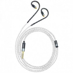 5N OFC Silver Plating+Graphene Mixed Braid Earphone Replacement Cables for Sennheiser IE900 IE600 IE