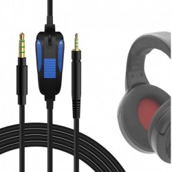 Audio Cable with Mic Compatible with Sennheiser PC 373D, GSP 600, Game One Headphones Cable, 2.5mm t