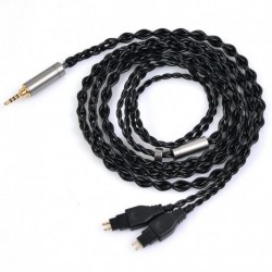 Zinc-Copper Alloy Audio Cable Compatible with Sennheiser HD650 HD660S HD600 HD6XX HD580 HD565 HD545