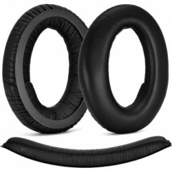 Replacement Ear Pads and Headband Compatible with Sennheiser PC350 HD380 Pro Headphones Earpads/Cush