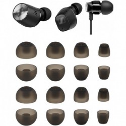 Eartips Compatible with Sennheiser Momentum HD1 in-Ear Earbud, XS/S/M/L 4 Sizes 8 Pair Soft Silicone