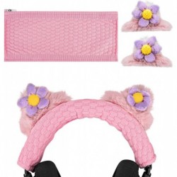 NOVA Knit Fabric Headband Cover+Cat Ears Attachment Compatible with Razer, SteelSeries, HyperX, Senn