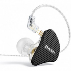 Mix-PD 2-Pin in Ear Monitor,1Planar Driver + 1Dynamic Driver Hi-fi IEM Earphones with CNC Crafted Me