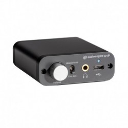 D1P Portable Headphone Amplifier and 32 Bit DAC - Audio Switcher for Desktop Gaming and Music Lovers