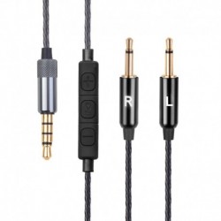 HD202 Cord Replacement Audio Cable with in-line Microphone and Control Compatible with Sennheiser HD