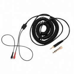 for Sennheiser Replacement Spring Coil Cable for HD Headphones, HD Audio Transmission, Soft Material