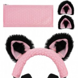 NOVA Knit Fabric Headband Cover + Cat Ears Attachment Compatible with Razer, SteelSeries, HyperX, Se