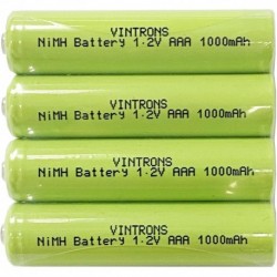 Ni-MH Battery 1.2V 1000mAh Replacement for Sennheiser RS120, RS-120, RS130, RS-130, RS160, RS170, RS