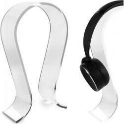 Clear Omega Headphone Stand for On-Ear Headphone, Gaming Headset Stand, Desk Display Hanger, Compati