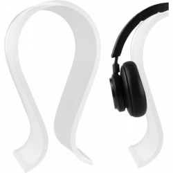 Acrylic Omega Headphones Stand for Over-Ear Headphones, Gaming Headset Stand, Desk Display Hanger Co