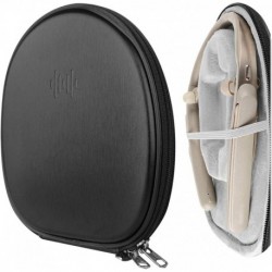 Shield Headphones Case for Neckband, Replacement Hard Shell Travel Carrying Bag with Cable Storage,