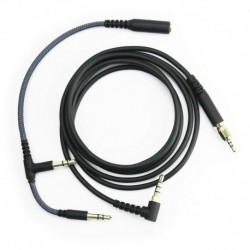 Replacement Audio Cable Compatible with EPOS H6Pro, PC38X, GSP 301, GSP 300, GSP 302, GSP 602, GSP 6