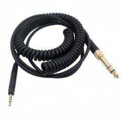 Replacement Headphone Cable Coiled Cord for Sennheiser HD518 HD558 HD598 HD569 HD579 HD599 - Audio E