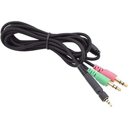 Replacement Aux Cable Aux Cord Compatible with Sennheiser Game ONE, Game Zero, PC 373D, GSP 350, GSP