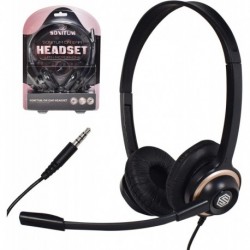 Headset with Microphone - Noise Canceling Computer Headset for Office, Meetings, Chat- Comfortable O