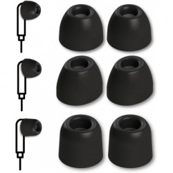 Foam 400 Series Variety Pack Replacement Ear Tips for Bose Quiet Comfort 20, Sennheiser IE 300, Camp