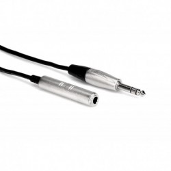 HXSS-010 REAN 1/4" TRS to 1/4" TRS Pro Headphone Extension Cable, 10 Feet