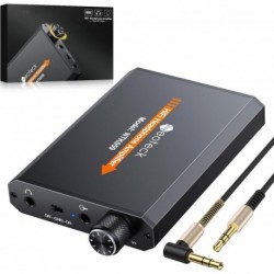 Portable 3.5mm Headphone Amplifier Two-Stage Gain Switch, 16-150 Ohm, Aluminum Matte Surface