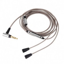 120cm Silver Copper Plated Audio Headphones Cable for Sennheiser IE 40 PRO IE40PRO Headset Accessory