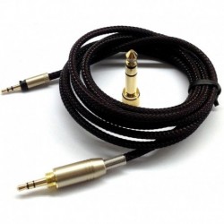 Audio Cable Jack Cord Replacement Repair Parts Over-Ear Headphones Upgrade Cord Headsets Wire Connec