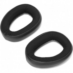 1 Pair Protein Leather Ear Cushions Replacement Compatible with Sennheiser GSP 600 670 500 550 Earph