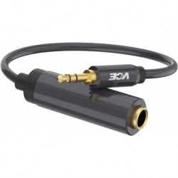 1/4" to 1/8" Adapter, 3.5mm 1/8 inch Male to 6.35mm 1/4 inch Female Audio Jack Gold Plated Adapter f