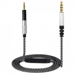 2023 1.4M Headphone Replacement Cable with Remote Mic for Sennheiser HD598 HD558 HD518 Accessories S