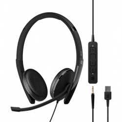 Adapt 165 USB II - Wired, Double-Sided Headset - 3.5mm Jack and USB Connectivity - UC Optimized - Su