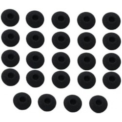 SoftRound 24 Pack Foam Earbud Earpad Ear Bud Pad Replacement Sponge Covers for iPod iPhone Itouch Ip