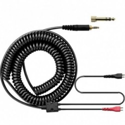 2024 1X Oxygen-Free Copper Headphone Coiled Cable Extra Cable for Sennheiser (HD 25-sp HD 222 HD 224