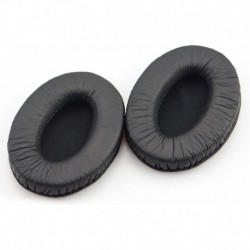 Wireless Headphones Replacement Protein Skin+Sponge Earpads Ear Pads Cushion for Sennheiser HD202 HD