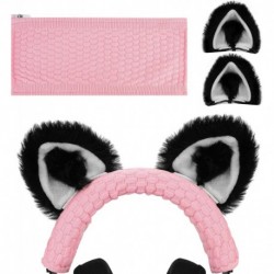 NOVA Knit Fabric Headband Cover+Cat Ears Attachment Compatible with Razer, SteelSeries, HyperX, Senn