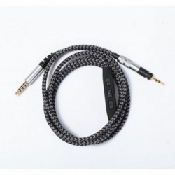 1×1.4M Headphone Cable with Remote Mic for Sennheiser HD598 HD558 HD518 Accessories Spare Parts