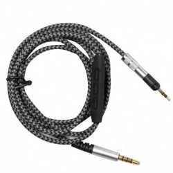 Headphone Cable with Remote Mic 3.5mm Audio Jack Cable for Sennheiser HD598 HD558 HD518 Replacement