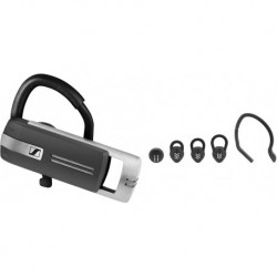 Sennheiser Presence Grey Business Headset with Ear Hook and Ear Sleeves Accessory for Mobile Devices